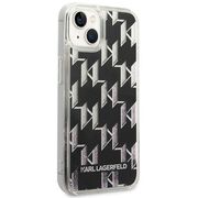 Husa premium pentru  iPhone 15 Plus Karl Lagerfeld superior quality - Gri carbune