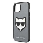 Husa premium pentru  iPhone 15 Plus Karl Lagerfeld superior quality - Gri inchis