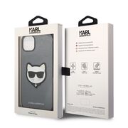 Husa premium pentru  iPhone 15 Plus Karl Lagerfeld superior quality - Gri inchis