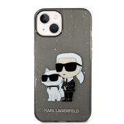 Husa premium pentru  iPhone 15 Plus Karl Lagerfeld superior quality - Gri titan