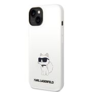 Husa premium pentru  iPhone 15 Plus Karl Lagerfeld superior quality - Gri