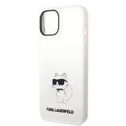 Husa premium pentru  iPhone 15 Plus Karl Lagerfeld superior quality - Gri