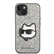 Husa premium pentru  iPhone 15 Plus Karl Lagerfeld superior quality - Gri
