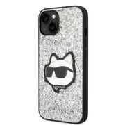 Husa premium pentru  iPhone 15 Plus Karl Lagerfeld superior quality - Gri