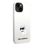 Husa premium pentru  iPhone 15 Plus Karl Lagerfeld superior quality - Gri