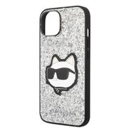 Husa premium pentru  iPhone 15 Plus Karl Lagerfeld superior quality - Gri
