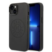Husa premium pentru  iPhone 15 Plus Karl Lagerfeld superior quality - Negru carbon