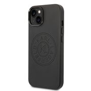 Husa premium pentru  iPhone 15 Plus Karl Lagerfeld superior quality - Negru carbon