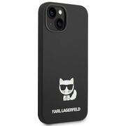 Husa premium pentru  iPhone 15 Plus Karl Lagerfeld superior quality - Negru darth vader