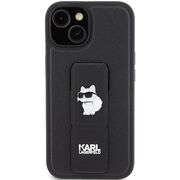 Husa premium pentru  iPhone 15 Plus Karl Lagerfeld superior quality - Negru darth vader