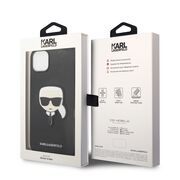 Husa premium pentru  iPhone 15 Plus Karl Lagerfeld superior quality - Negru denim