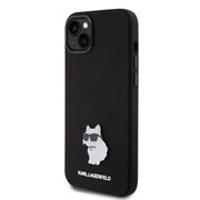 Husa premium pentru  iPhone 15 Plus Karl Lagerfeld superior quality - Negru denim