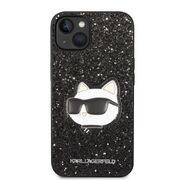 Husa premium pentru  iPhone 15 Plus Karl Lagerfeld superior quality - Negru denim