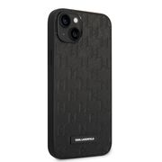 Husa premium pentru  iPhone 15 Plus Karl Lagerfeld superior quality - Negru electric
