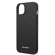 Husa premium pentru  iPhone 15 Plus Karl Lagerfeld superior quality - Negru electric