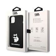 Husa premium pentru  iPhone 15 Plus Karl Lagerfeld superior quality - Negru havana