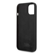 Husa premium pentru  iPhone 15 Plus Karl Lagerfeld superior quality - Negru havana
