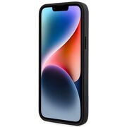 Husa premium pentru  iPhone 15 Plus Karl Lagerfeld superior quality - Negru havana