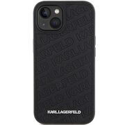Husa premium pentru  iPhone 15 Plus Karl Lagerfeld superior quality - Negru intens
