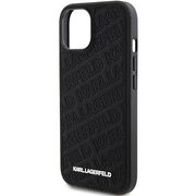 Husa premium pentru  iPhone 15 Plus Karl Lagerfeld superior quality - Negru intens