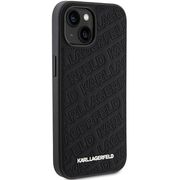Husa premium pentru  iPhone 15 Plus Karl Lagerfeld superior quality - Negru intens
