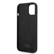 Husa premium pentru  iPhone 15 Plus Karl Lagerfeld superior quality - Negru print