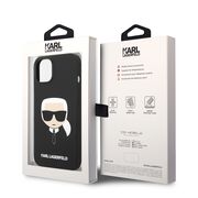 Husa premium pentru  iPhone 15 Plus Karl Lagerfeld superior quality - Negru print