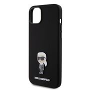 Husa premium pentru  iPhone 15 Plus Karl Lagerfeld superior quality - Negru