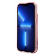 Husa premium pentru  iPhone 15 Plus Karl Lagerfeld superior quality - Roz pal