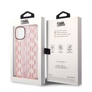 Husa premium pentru  iPhone 15 Plus Karl Lagerfeld superior quality - Roz pastel