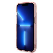 Husa premium pentru  iPhone 15 Plus Karl Lagerfeld superior quality - Roz pastel