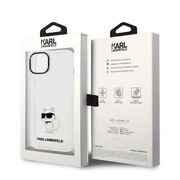 Husa premium pentru  iPhone 15 Plus Karl Lagerfeld superior quality - Transparent mat