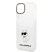 Husa premium pentru  iPhone 15 Plus Karl Lagerfeld superior quality - Transparent mat