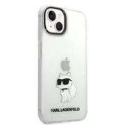 Husa premium pentru  iPhone 15 Plus Karl Lagerfeld superior quality - Transparent mat