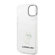 Husa premium pentru  iPhone 15 Plus Karl Lagerfeld superior quality - Transparent mat