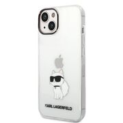 Husa premium pentru  iPhone 15 Plus Karl Lagerfeld superior quality - Transparent mat