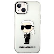 Husa premium pentru  iPhone 15 Plus Karl Lagerfeld superior quality - Transparent