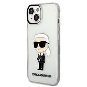 Husa premium pentru  iPhone 15 Plus Karl Lagerfeld superior quality - Transparent