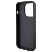 Husa premium pentru  iPhone 15 Pro Karl Lagerfeld superior quality - Negru havana