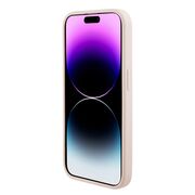 Husa premium pentru  iPhone 15 Pro Karl Lagerfeld superior quality - Roz neon