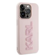 Husa premium pentru  iPhone 15 Pro Karl Lagerfeld superior quality - Roz print