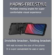 Husa pentru Honor Magic 7 Lite cu inel Armor Kickstand Tough Rugged Cover - negru