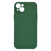Husa pentru  iPhone 15 CarbonFiber UltraSlim, Lightweight, Verde