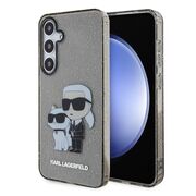 Husa premium pentru  Samsung Galaxy S24+ Plus Karl Lagerfeld superior quality - Gri inchis