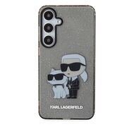 Husa premium pentru  Samsung Galaxy S24+ Plus Karl Lagerfeld superior quality - Gri inchis