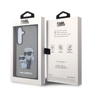 Husa premium pentru  Samsung Galaxy S24+ Plus Karl Lagerfeld superior quality - Gri inchis