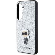 Husa premium pentru  Samsung Galaxy S24+ Plus Karl Lagerfeld superior quality - Gri