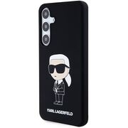 Husa premium pentru  Samsung Galaxy S24+ Plus Karl Lagerfeld superior quality - Negru alb