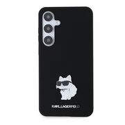 Husa premium pentru  Samsung Galaxy S24+ Plus Karl Lagerfeld superior quality - Negru denim