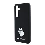 Husa premium pentru  Samsung Galaxy S24+ Plus Karl Lagerfeld superior quality - Negru denim